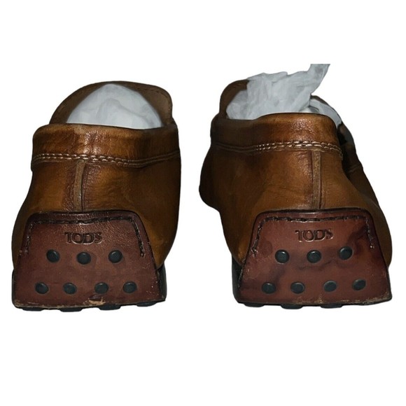 Tod’s City Gommino Brown Leather Driving Shoes Loafers Men’s US 8  UK 7/ Women’s main image 7